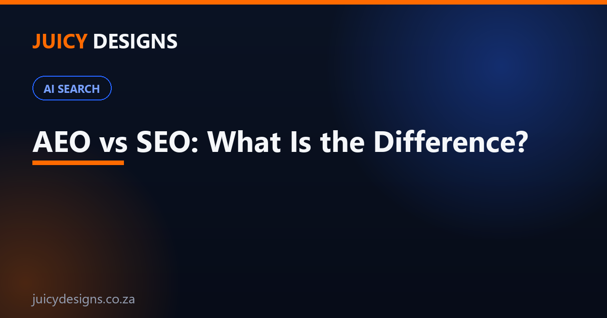 AEO vs SEO comparison