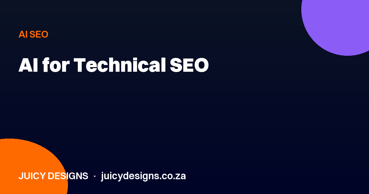 AI for Technical SEO