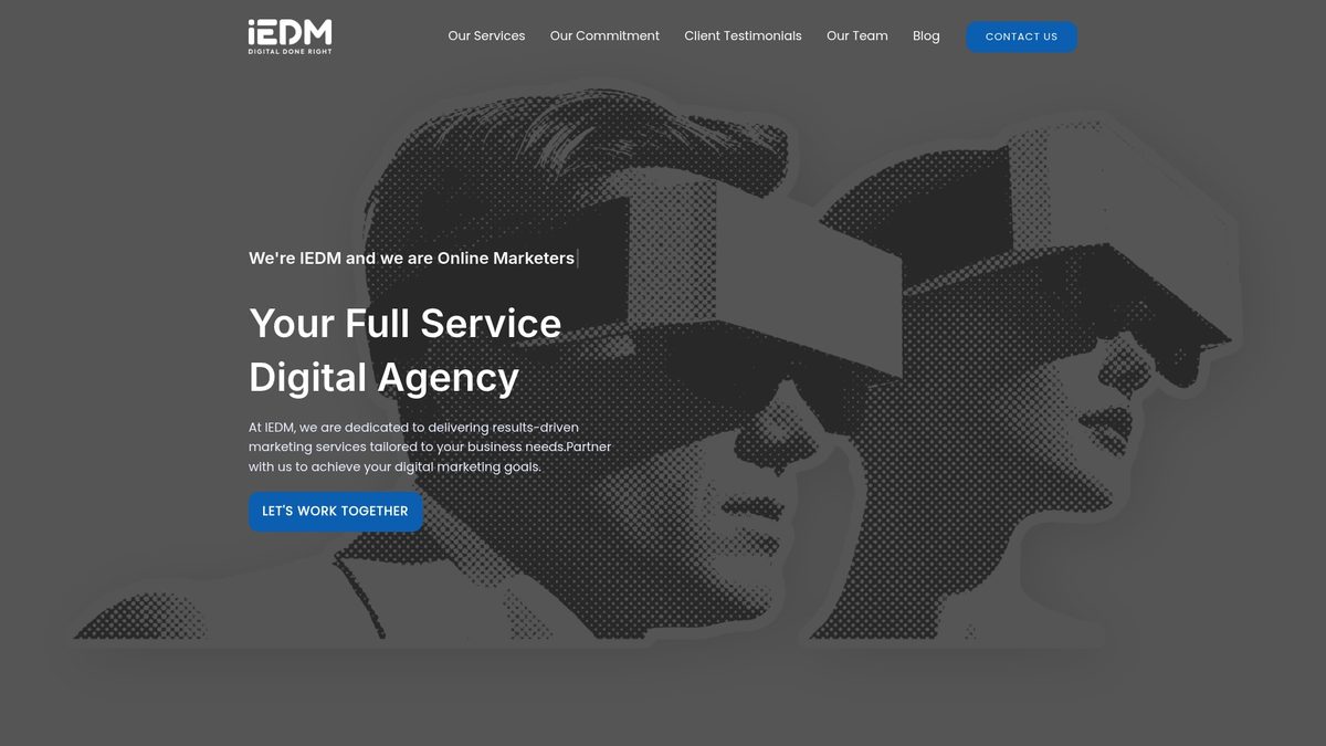 IEDM Digital Marketing website, iedm.co.za