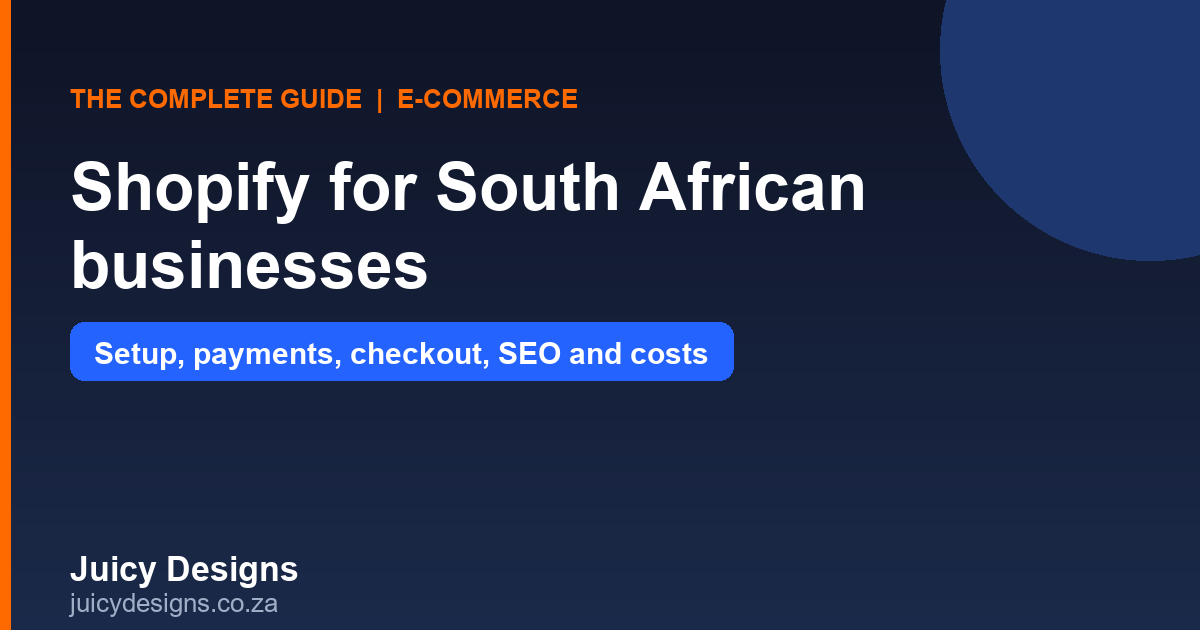 Shopify for South African businesses